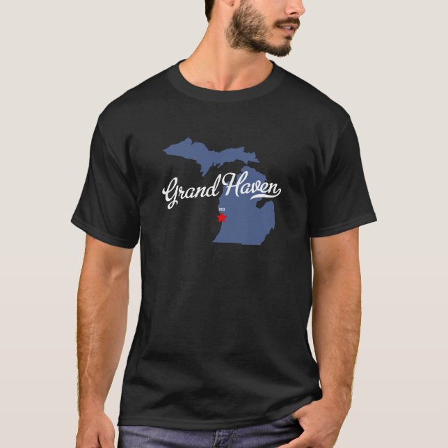 T-shirt Chemise grande du Michigan MI d'asile (Devant)