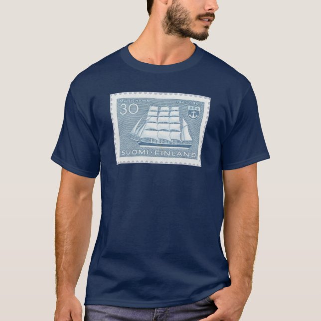 T-shirt Chemise grande finlandaise de bateau (Devant)