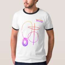 Chemise graphique colorée RAZID à motif abstrait