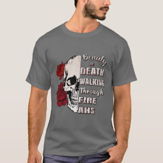 T-shirt Chemise graphique Crâne et Rose – Tee citation got