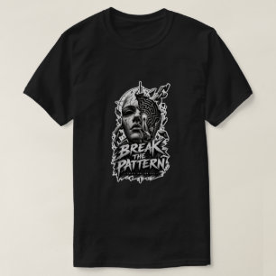 T-shirt Chemise Graphique Dark Aesthetic Casser Le Motif