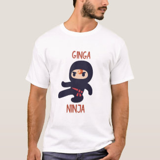 T-shirt Chemise graphique masculine Ginga Ninja drôle