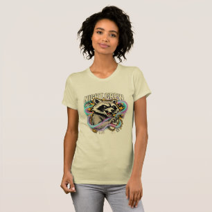 T-shirt Chemise graphique NIGHT CREW Raton laveur Graffiti