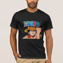 Chemise graphique One Piece Luffy de l'anime