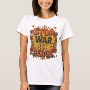T-shirt Chemise graphique Retro Vintage Peace Movement