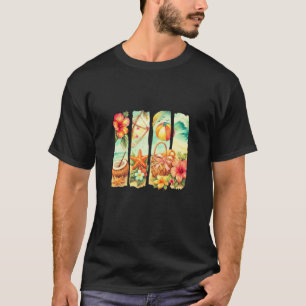 T-shirt Chemise graphique vintage Surf Crew ambiance tropi