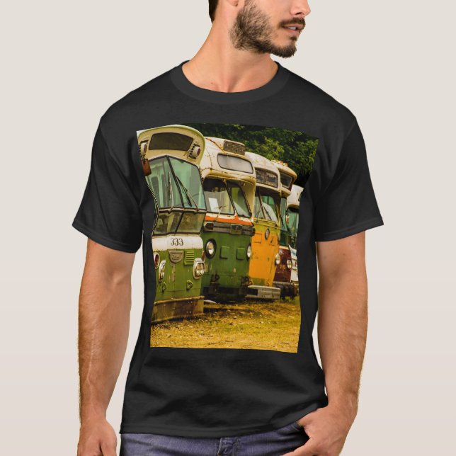 T-SHIRT CHEMISE GRAVEYARD BUS (Devant)