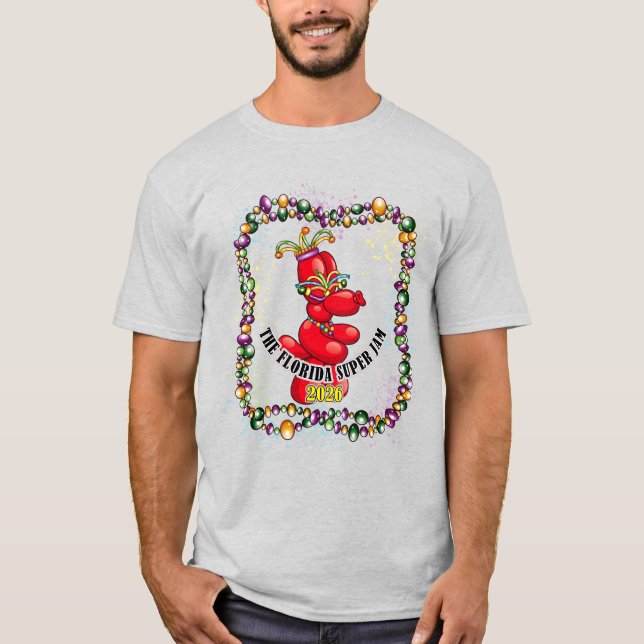 T-shirt Chemise Gray Hommes avec un logo sur le devant ! (Devant)