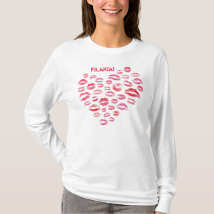 T-shirt Chemise grecque de Filakia (baisers)
