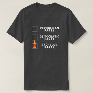 T-shirt Chemise Groomsman de la fête de bachelor - Drôle D