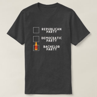 T-shirt Chemise Groomsman de la fête de bachelor - Drôle D