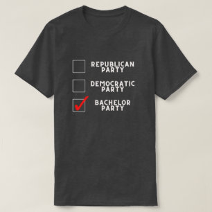 T-shirt Chemise Groomsman de la fête de bachelor - Drôle D