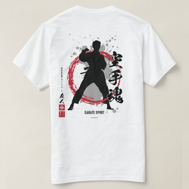 T-shirt Chemise guerrière Karate Spirit (Design dos)