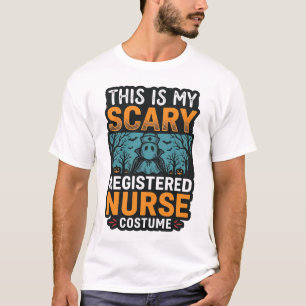 T-shirt Chemise Halloween Costume d'infirmière diplômée ef