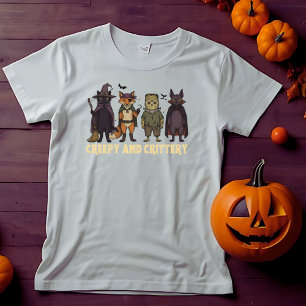 T-shirt Chemise Halloween Créatures Effrayantes