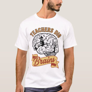 T-shirt Chemise Halloween Professeur Vintage Gravure Cerve