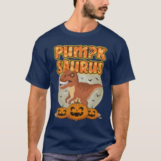 T-shirt Chemise Halloween Pumpkasaurus Dinosaur-Chemise En