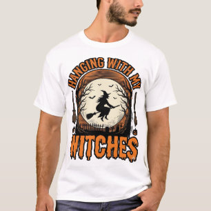 T-shirt Chemise Halloween Vintage Je Pendouille Avec Mes S