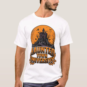 T-shirt Chemise Halloween Vintage Université de la ville h