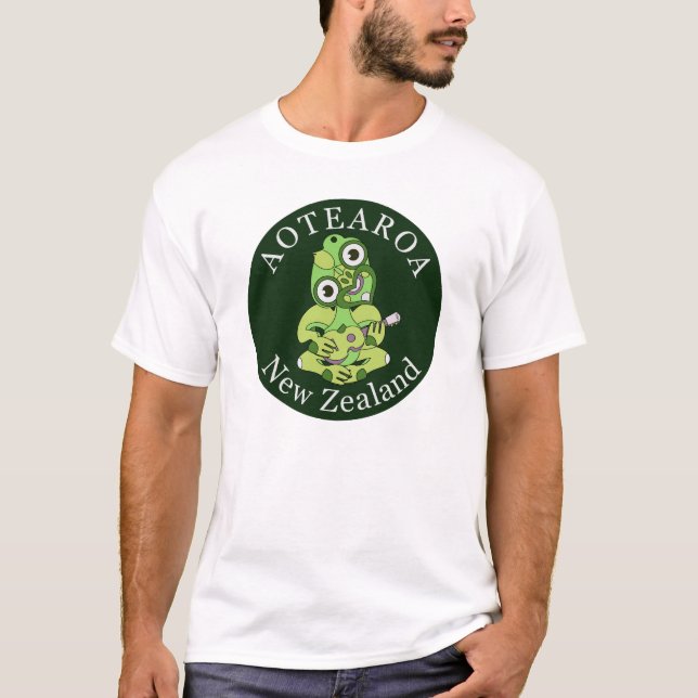 T-shirt Chemise Hei Tiki Ukulele (Devant)