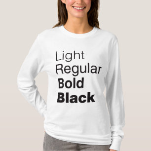 T-shirt Chemise helvetica de famille