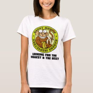 T-shirt Chemise heureuse 1 d'inspecteurs de banane de