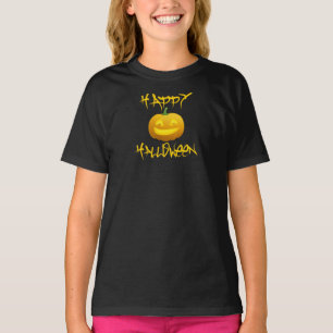 T-shirt Chemise heureuse de citrouille de Halloween