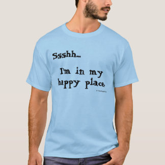 T-shirt Chemise heureuse d'endroit chut