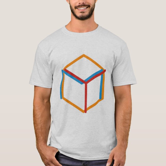 T-shirt Chemise hexagonale de logo d'orchestre magique (Devant)