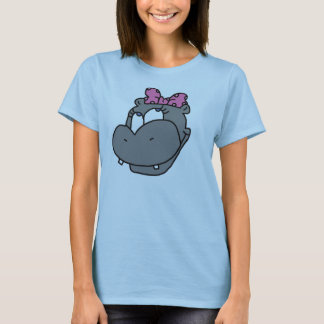 T-shirt Chemise hippo pour filles