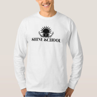 T-shirt chemise homme manche longue logo noir