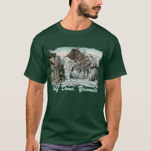 T-shirt Chemise homme peinte à moitié dôme