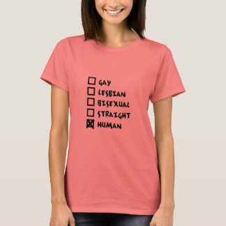 T-shirt Chemise humaine Gay Lesbienne Bisexuel Droit