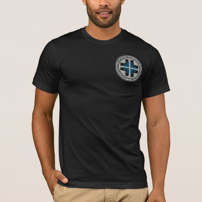 T-shirt Chemise humanitaire III d'équipe de commande de (Devant)