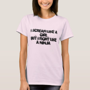 T-shirt Chemise hurle comme une fille