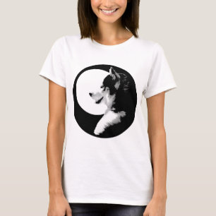 T-shirt Chemise Husky Femme Chirt Husky Wolf Plus Taille C