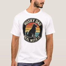 Chemise Husky Papa Faites Enceinte - Drôle Proprié