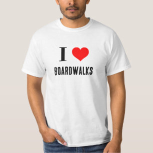 T-shirt Chemise - I Heart Boardwalts