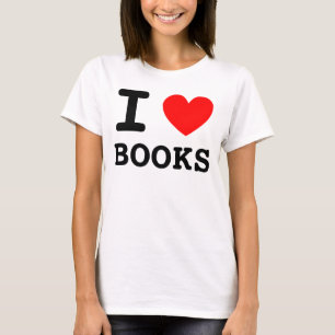 T-shirt Chemise I Heart Books