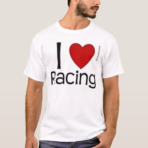 T-shirt Chemise I Heart Racing