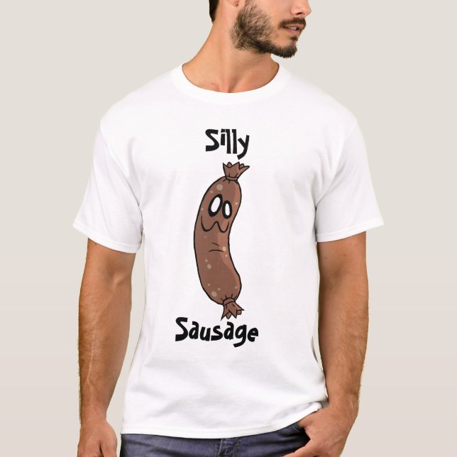 T-shirt Chemise idiote de saucisse (Devant)