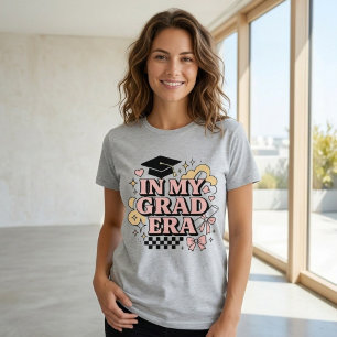 T-shirt Chemise In My Grad Era pour elle, mode diplômée