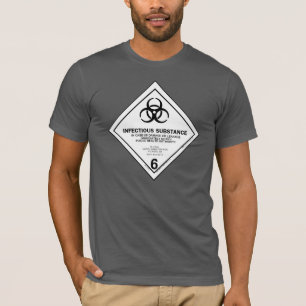 T-shirt Chemise infectieuse de substance