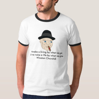 T-shirt Chemise inspirée de Winston Churchill