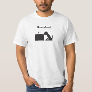 T-shirt chemise (inverse) de headdesk