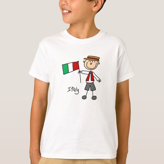 T-shirt Chemise Italie (Devant)