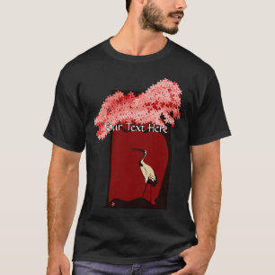 T-shirt Chemise japonaise de grue