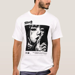 T-shirt Chemise Japonaise d'Horreur Anime Silent Face