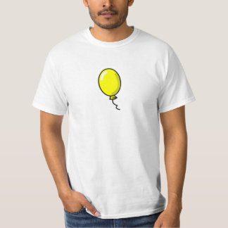 T-shirt Chemise jaune de base de ballon