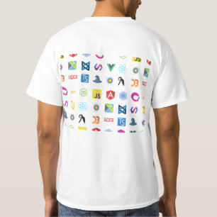 T-shirt Chemise JavaScript et leurs Bibliothèques